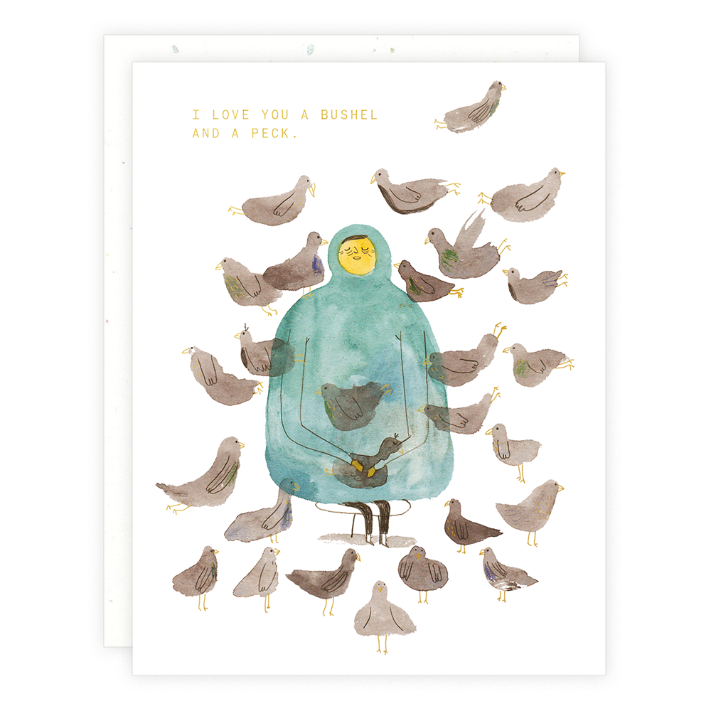 Pigeon Woman Card