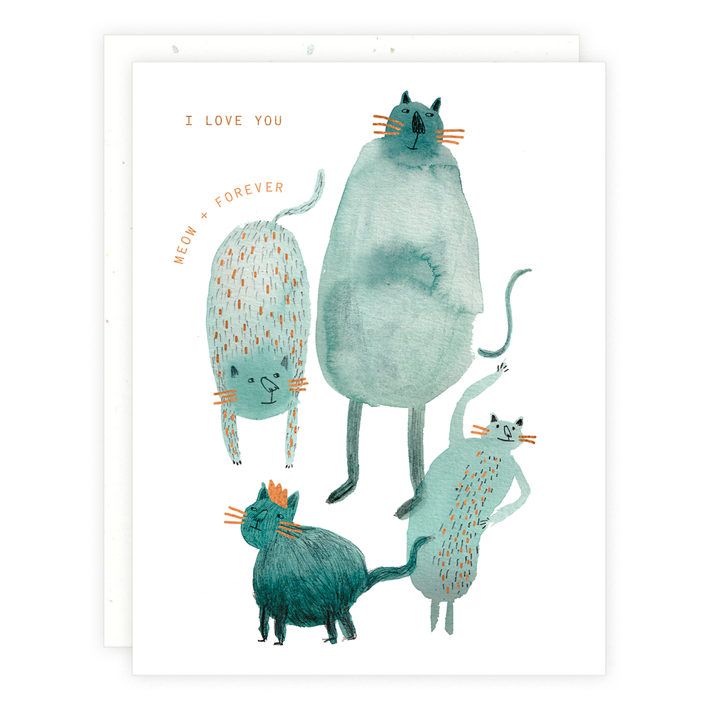 Meow + Forever Card