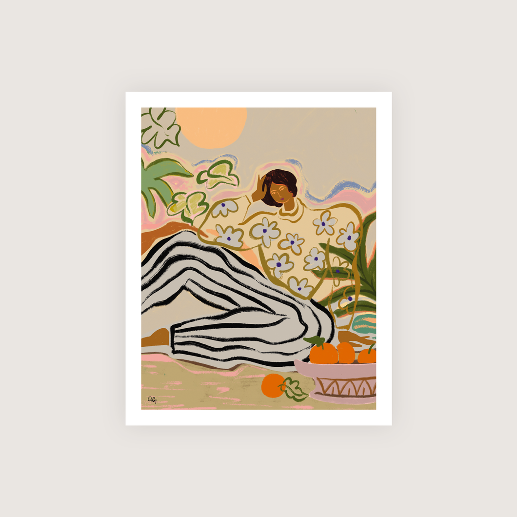 Lazy Days Art Print